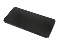 originální LCD displej + sklíčko LCD + dotyková plocha + střední rám Samsung G990B Galaxy S21 FE 5G black