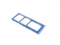 originální držák SIM + držák paměťové karty Samsung M225F Galaxy M22 blue