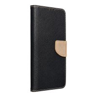 ForCell pouzdro Fancy Book case black-gold pro Xiaomi Poco M4 Pro 5G, Redmi Note 11S 5G