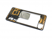 originální střední rám Samsung M526B Galaxy M52 5G black