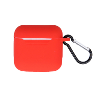 Pouzdro Silicone Case s karabinou pro Apple AirPods (3. gen.) 2021 MagSafe red