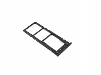 originální držák SIM + držák paměťové karty Samsung A105F Galaxy A10 black SWAP