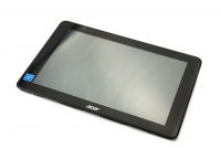 originální LCD display + sklíčko LCD + dotyková plocha + přední kryt Acer One 10 D16H1 black SWAP