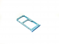 originální držák SIM + držák paměťové karty Xiaomi Redmi 5 blue SWAP