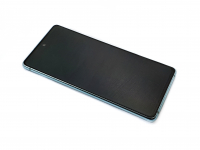 originální LCD displej + sklíčko LCD + dotyková plocha + střední rám Samsung G781B Galaxy S20 FE 5G green