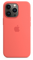originální pouzdro Apple Silicone Case s MagSafe pro Apple iPhone 13 Pro light red