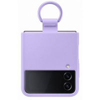 originální pouzdro Samsung Silicone Ring Cover violet pro Samsung F721 Z Flip4