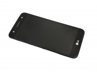 originální LCD displej + sklíčko LCD + dotyková plocha + přední kryt LG M320 X Power 2 black