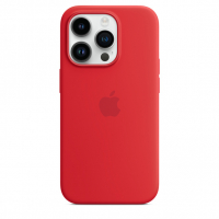 Originální pouzdro Apple Silicone Case s MagSafe pro Apple iPhone 14 Pro (PRODUCT)RED
