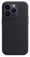 Originální pouzdro Apple Leather Case s MagSafe pro Apple iPhone 14 Pro black