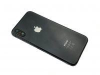 originální kryt baterie Apple iPhone X včetně středního rámu a sklíčka kamery space grey SWAP