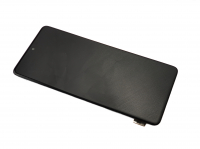 originální LCD displej + sklíčko LCD + dotyková plocha Samsung A715F Galaxy A71 black SWAP - VYPÁLENÝ