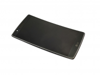 originální LCD displej + sklíčko LCD + dotyková plocha + přední kryt LG G955 G Flex black SWAP