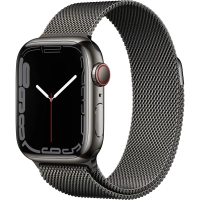 Apple Watch Series 7 Wi-Fi + Cellular 41mm graphite Stainless Steel CZ