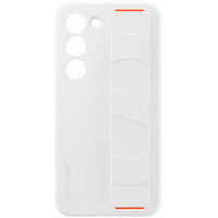 originální pouzdro Samsung Silicone Cover with Strap white pro Samsung S911B Galaxy S23