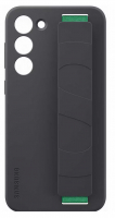 originální pouzdro Samsung Silicone Cover with Strap black pro Samsung S916B Galaxy S23 Plus 5G