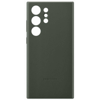 originální pouzdro Samsung Leather Cover green pro Samsung S918B Galaxy S23 Ultra 5G