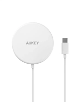 Bezdrátová MagSafe nabíječka AUKEY Aircore 15W 1.2m white