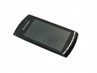 originální LCD displej + sklíčko LCD + dotyková plocha + přední kryt + slide mechanismus Sony Ericsson U8i Vivaz Pro black SWAP