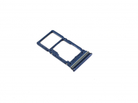 originální držák SIM + držák paměťové karty Samsung M536B Galaxy M53 5G blue