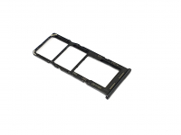 originální držák SIM + držák paměťové karty Samsung A047F Galaxy A04s black