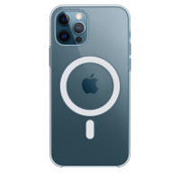 Originální pouzdro Apple Clear Case s MagSafe pro Apple iPhone 12, 12 Pro transparent