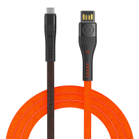 originální datový kabel pletený Hammer 2A USB-C 1,5m
