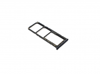 originální držák SIM + paměťové karty Samsung A750F Galaxy A7 2018 black SWAP