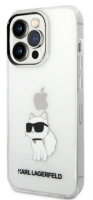 Karl Lagerfeld pouzdro UML Choupette transparent pro Apple iPhone 14 Pro