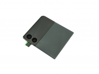 originální kryt baterie vrchní Samsung F711B Galaxy Z Flip3 5G včetně LCD displeje green