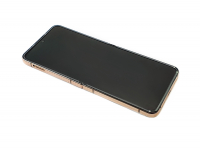 originální LCD displej + sklíčko LCD + dotyková plocha + střední rám Samsung F721B Galaxy Z Flip4 5G gold