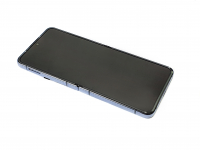 originální LCD displej + sklíčko LCD + dotyková plocha + střední rám Samsung F721B Galaxy Z Flip4 5G blue