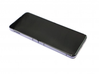 originální LCD displej + sklíčko LCD + dotyková plocha + střední rám Samsung F721B Galaxy Z Flip4 5G bora purple
