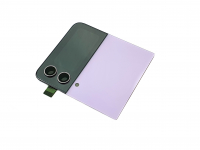 originální kryt baterie vrchní Samsung F721B Galaxy Z Flip4 5G včetně LCD displeje bora purple
