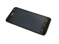 Originální LCD displej + sklíčko LCD + dotyková plocha + přední kryt Asus Zenfone 2 Laser ZE500KL black SWAP