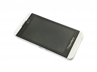 originální LCD displej + sklíčko LCD + dotyková plocha BlackBerry Z10 včetně předního krytu white 13pin SWAP