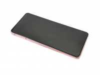 originální LCD displej + sklíčko LCD + dotyková plocha + střední rám Samsung G991B Galaxy S21 5G pink  + dárek v hodnotě 45 Kč ZDARMA