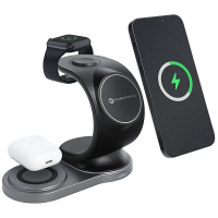 Bezdrátová nabíječka ForCell Sail Mag Charger 3v1 15W MagSafe black