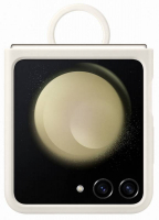 originální pouzdro Samsung Silicone Case with Ring pro Samsung Galaxy Z Flip5 5G white