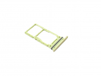 originální držák SIM + držák paměťové karty Samsung A346B Galaxy A34 5G lime yellow