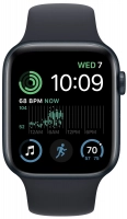 Apple Watch SE (2022) 44mm GPS Midnight black Aluminium + Midnight black Band CZ
