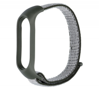 Jekod výměnný nylonový pásek pro Xiaomi Mi Band 3, Mi Band 4, Mi Band 5, Mi Band 6, Mi Band 7 grey