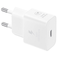 originální GaN nabíječka Samsung EP-T2510 FastCharge s USB-C výstupem 25W white