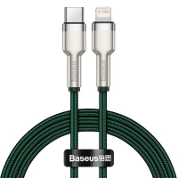 datový kabel Baseus CATLJK-B06 USB-C/Lightning FastCharge 3A 18W green 2m
