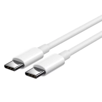 Jekod datový kabel HD23 USB-C / USB-C PowerDelivery 2A 40W white 1m