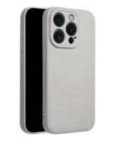 Jekod pouzdro Silicone Mag Cover pro Apple iPhone 15 Pro šedá
