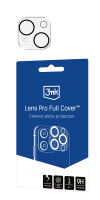 ochranné tvrzené sklo na modul kamery 3mK Lens Pro Full Cover pro Apple iPhone 15, iPhone 15 Plus