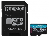 Kingston microSDXC Canvas Go! Plus 256GB 170MB/s 4K včetně adaptéru