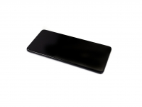 originální LCD displej + sklíčko LCD + dotyková plocha + střední rám Samsung G985F Galaxy S20 Plus black SWAP