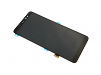originální LCD displej + sklíčko LCD + dotyková plocha Samsung A730 Galaxy A8 Plus 2018 black SWAP